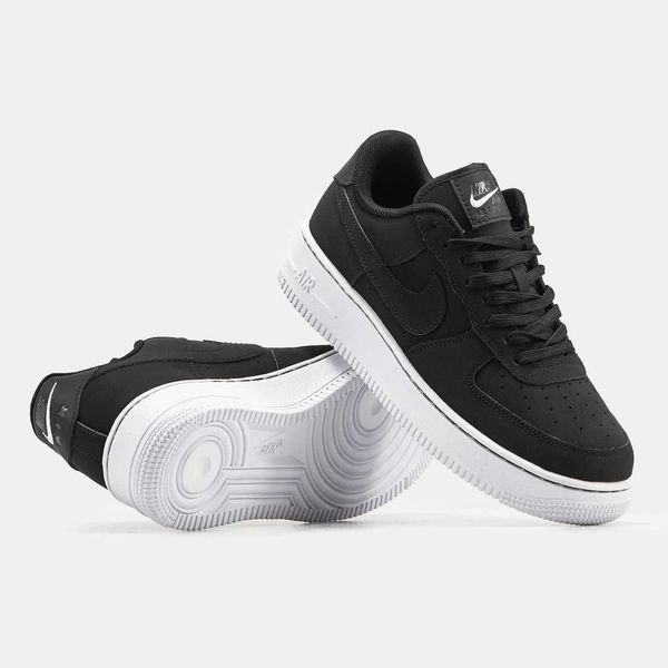 Кросівки Nike Air Force 1 Low Black White 10514-Чорний-40 фото