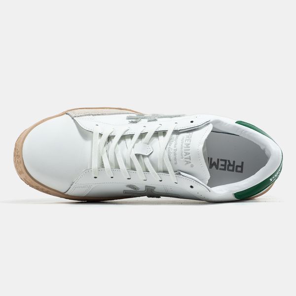 Кросівки Premiata Steven White Green Grey Beige 19754-Білий-36 фото