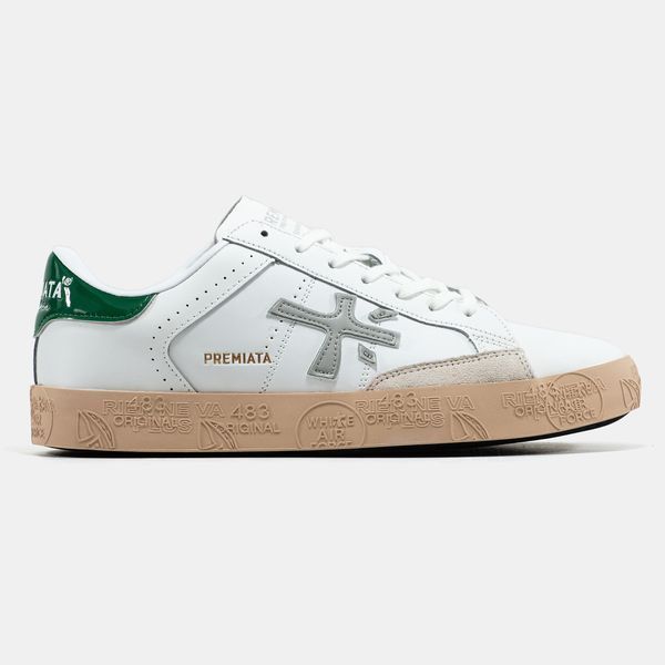 Кросівки Premiata Steven White Green Grey Beige 19754-Білий-36 фото