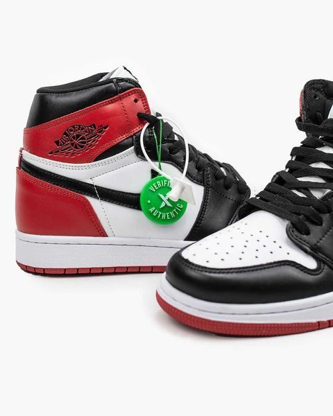 Кросівки Jordan Retro 1 Black Red White 01686-Мультиколір-36 фото