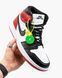 Кросівки Jordan Retro 1 Black Red White 01686-Мультиколір-36 фото 4