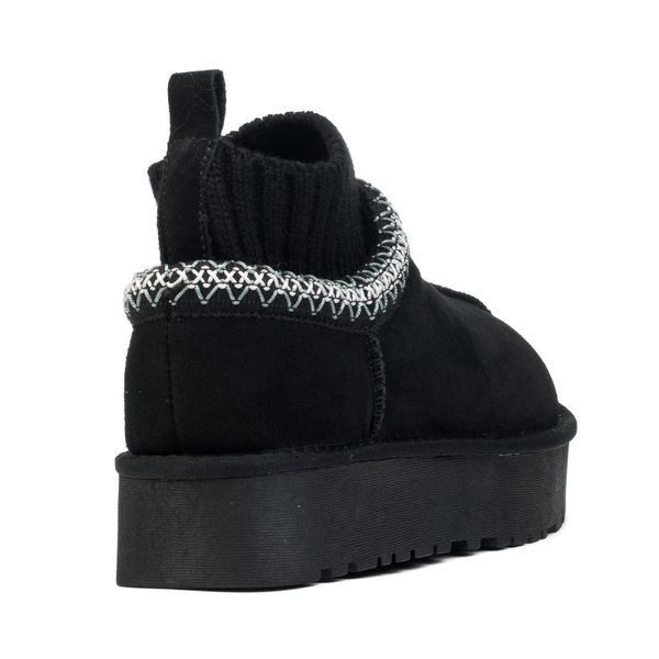 Уггі Ugg Tasman Platform Sock Black 19482-Чорний-37 фото