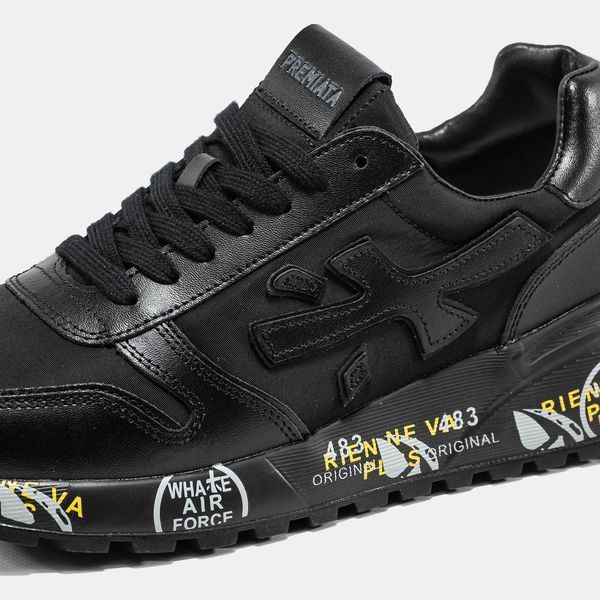 Кросівки Premiata Triple Black 18765-Чорний-36 фото