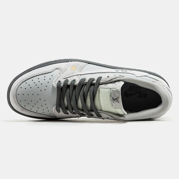Кросівки Nike Air Jordan 1 Low x Travis Scott x Louis Vuitton Grey 23857-Сірий-40 фото