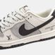 Кросівки Nike SB Dunk Low x Louis Vuitton Grey Black 14687-Бежевий-36 фото 4
