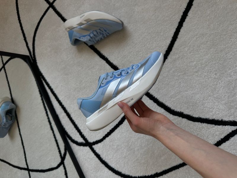 Кросівки Adidas Adizero Evo SL Glow Blue/Silver Metallic 21400-Блакитний-40 фото