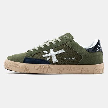 Кросівки Premiata Steven Khaki Blue Beige 19753-Хакі-41 фото