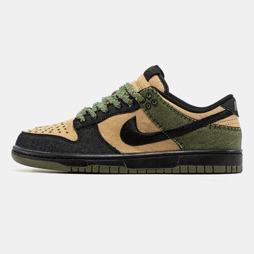Кросівки Nike SB Dunk Low Khaki Beige Black 24061-Мультиколір-40 фото