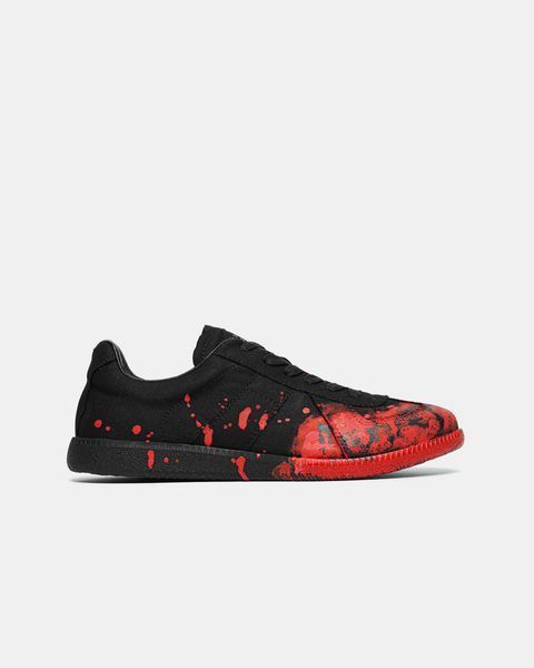 Кросівки MAISON MARGIELA &lsquo;REPLICA &lsquo; Black RED Paint 22308-Мультиколір-36 фото