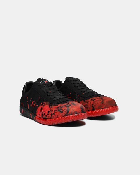 Кросівки MAISON MARGIELA &lsquo;REPLICA &lsquo; Black RED Paint 22308-Мультиколір-36 фото