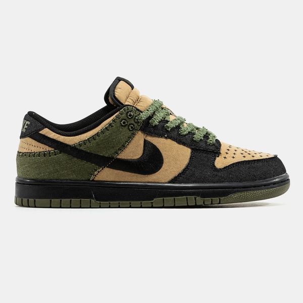 Кросівки Nike SB Dunk Low Khaki Beige Black 24061-Мультиколір-40 фото