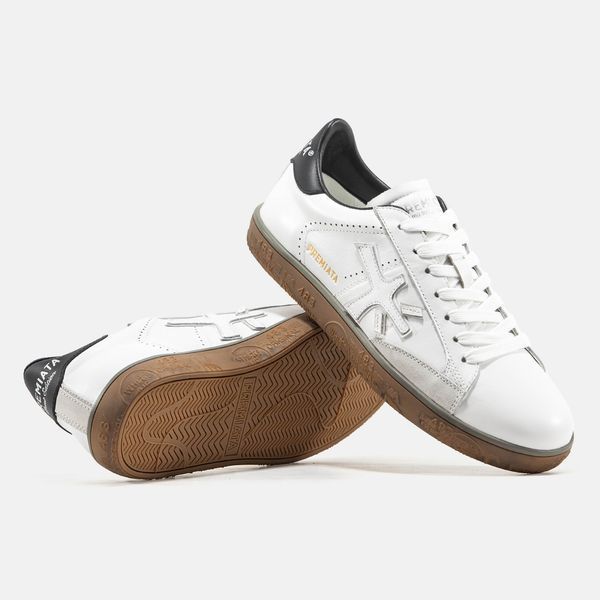 Кросівки Premiata Steven White Black Premium 23528-Білий-40 фото