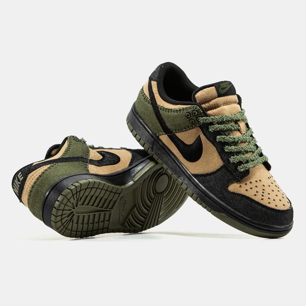 Кросівки Nike SB Dunk Low Khaki Beige Black 24061-Мультиколір-40 фото
