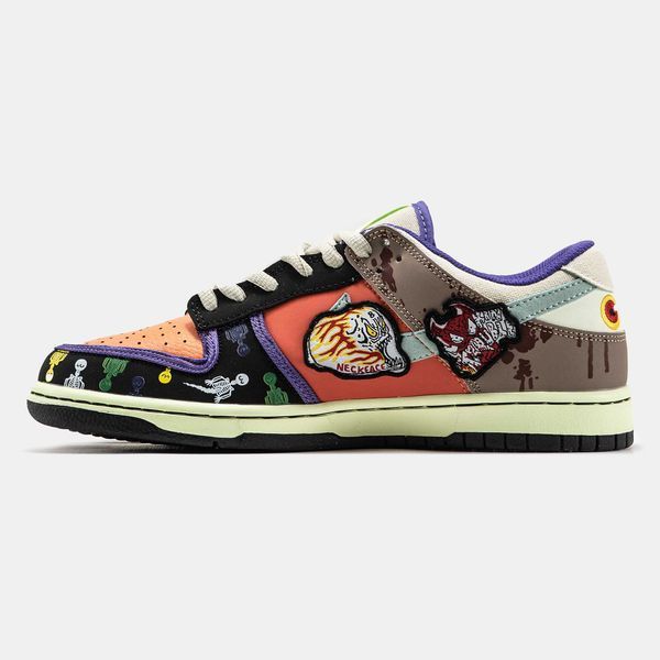 Кросівки Nike SB Dunk Low x Halloween Custom 16099-Мультиколір-36 фото
