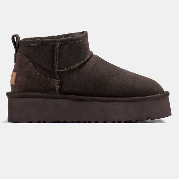 Уггі UGG Ultra Mini Brown Platform Premium 18081-Коричневий-36 фото
