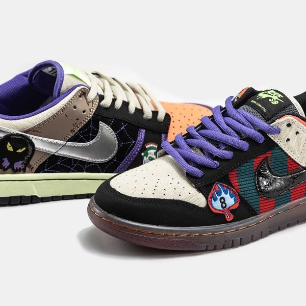 Кросівки Nike SB Dunk Low x Halloween Custom 16099-Мультиколір-36 фото