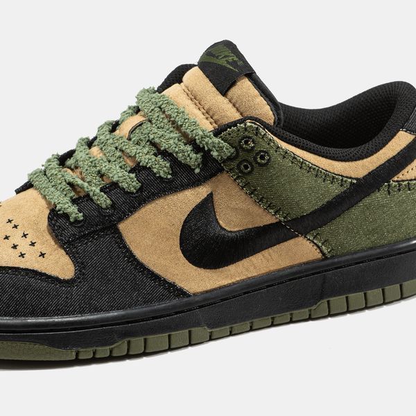 Кросівки Nike SB Dunk Low Khaki Beige Black 24061-Мультиколір-40 фото