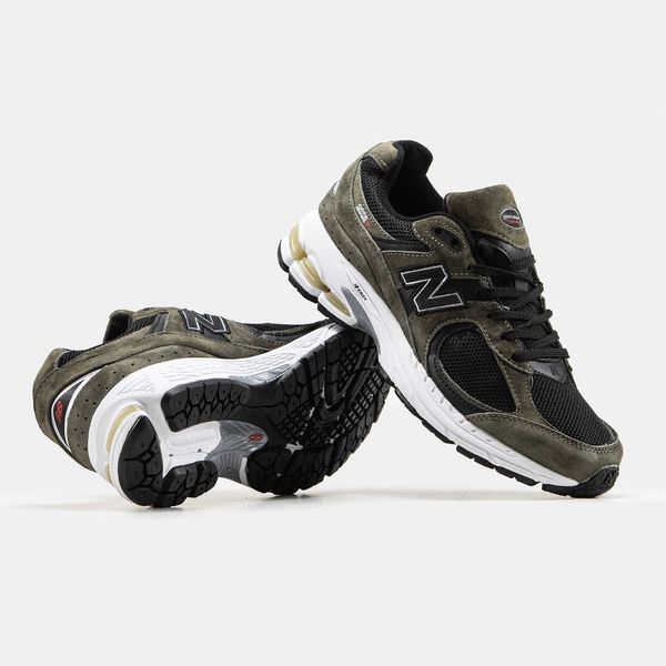 Кросівки New Balance 2002R Dark Grey White 11239-Хакі-36 фото