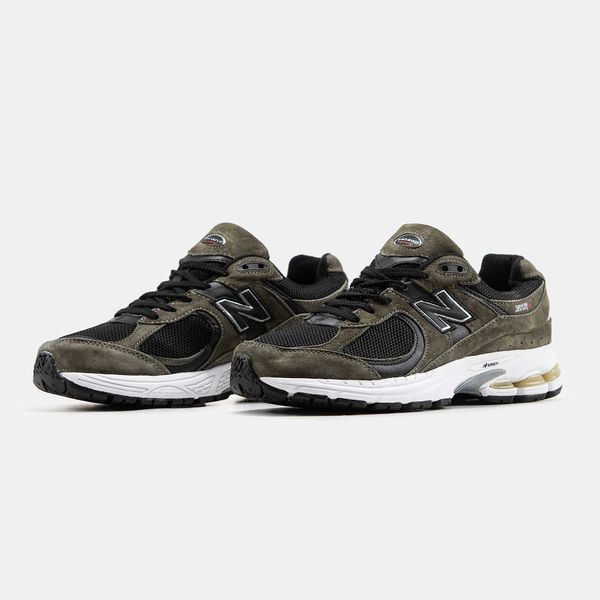 Кросівки New Balance 2002R Dark Grey White 11239-Хакі-36 фото
