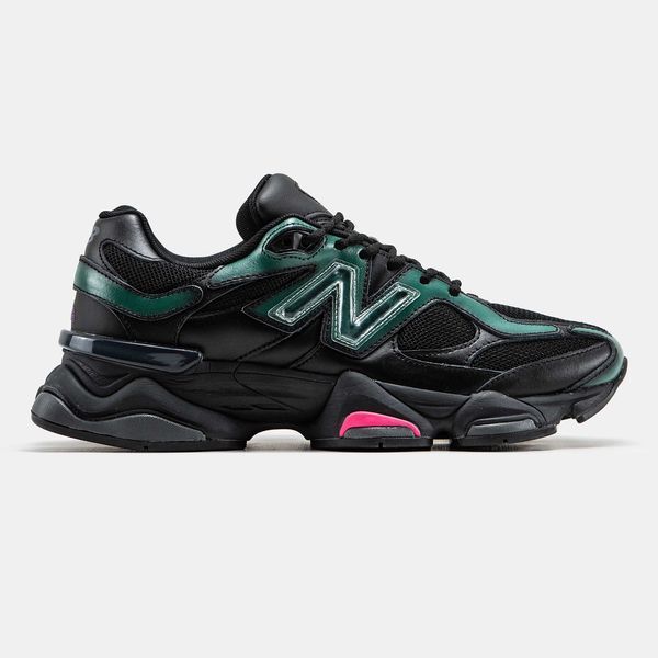 Кросівки New Balance 9060 x Mowalola Burglarwear Black Teal Pink 12233-Чорний-36 фото