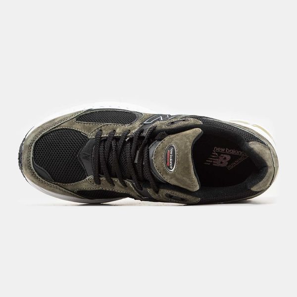 Кросівки New Balance 2002R Dark Grey White 11239-Хакі-36 фото