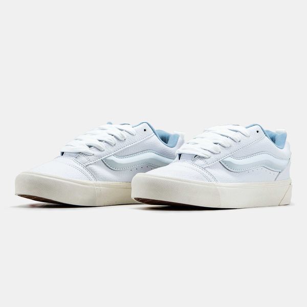 Кросівки Vans KNU Skool Leather Blue White 17448-Білий-36 фото