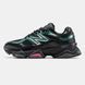 Кросівки New Balance 9060 x Mowalola Burglarwear Black Teal Pink 12233-Чорний-36 фото 1