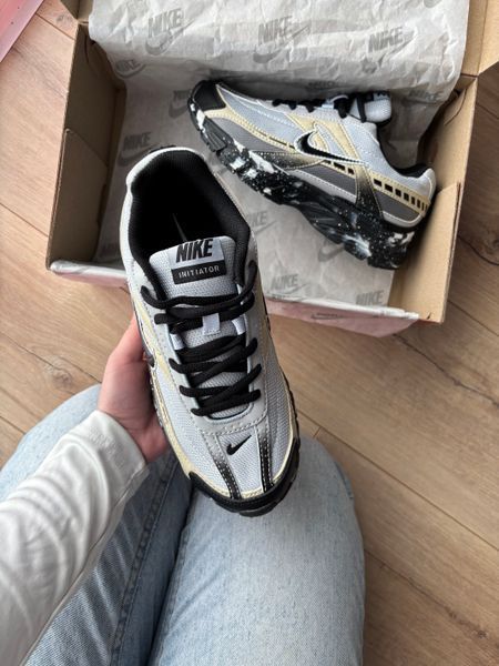 Кросівки Nike Initiator Grey Black Custom 22057-Сірий-41 фото
