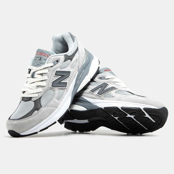 Кросівки New Balance 990 Grey White 16500-Сірий-36 фото