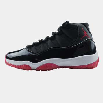 Кросівки Jordan 11 Retro White Black Red 01748-Чорний-41 фото