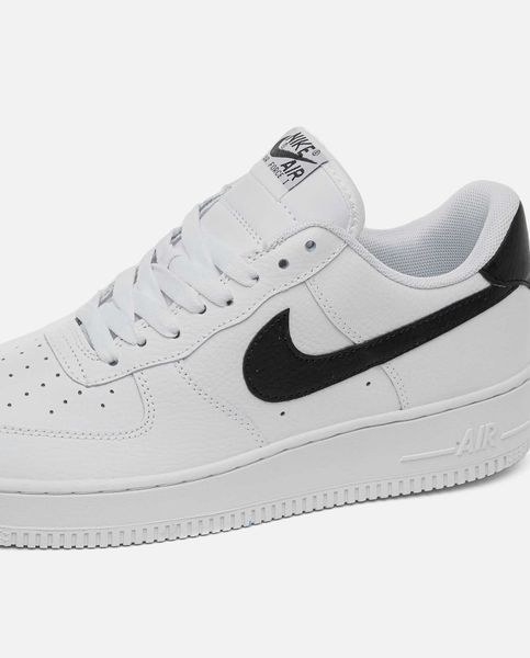 Кросівки Nike Air Force 1 White Black Logo 05824-Білий-44 фото