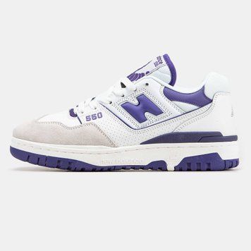 Кросівки New Balance 550 White Purple 07903-Мультиколір-36 фото