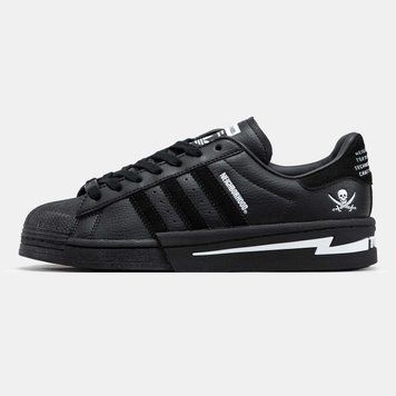 Кросівки Adidas Superstar x Neighborhood Black White 18672-Сірий-36 фото