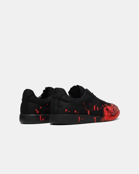 Кросівки MAISON MARGIELA &lsquo;REPLICA &lsquo; Black RED Paint 22308-Мультиколір-41 фото