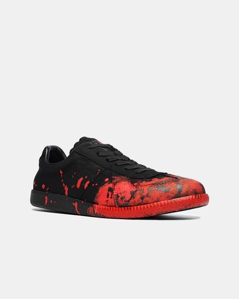 Кросівки MAISON MARGIELA &lsquo;REPLICA &lsquo; Black RED Paint 22308-Мультиколір-41 фото