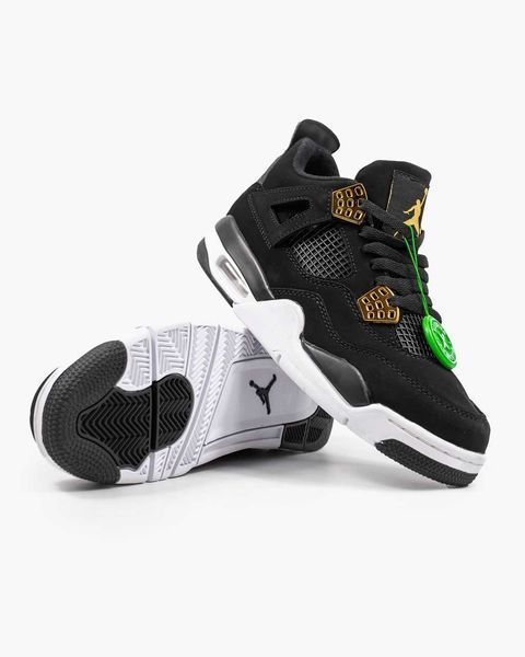 Кросівки Jordan Retro 4 Black 07824-Чорний-38 фото