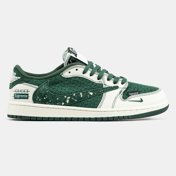 Кросівки Nike Air Jorgan 1 Low x Travis Scott x Gucci x Supreme 21650-Мультиколір-41 фото