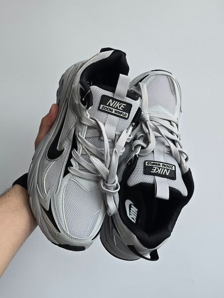 Кросівки Nike Zoom Winflo Light Grey Black 24259-Сріблястий-43 фото