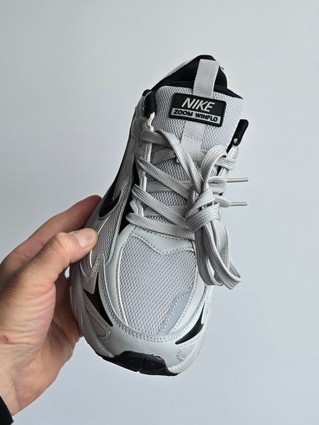 Кросівки Nike Zoom Winflo Light Grey Black 24259-Сріблястий-43 фото