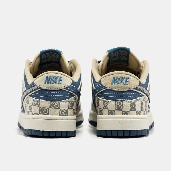 Кросівки Nike SB Dunk Low x Gucci Beige BLue 23709-Мультиколір-36 фото