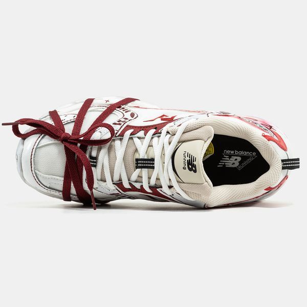 Кросівки New Balance 530 White Red Custom 23401-Мультиколір-36 фото
