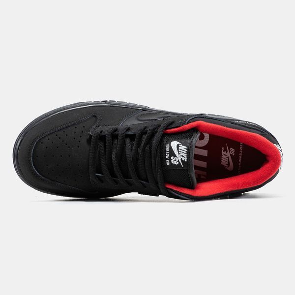 Кросівки Supreme x Nike SB Dunk Low Black 21617-Чорний-36 фото