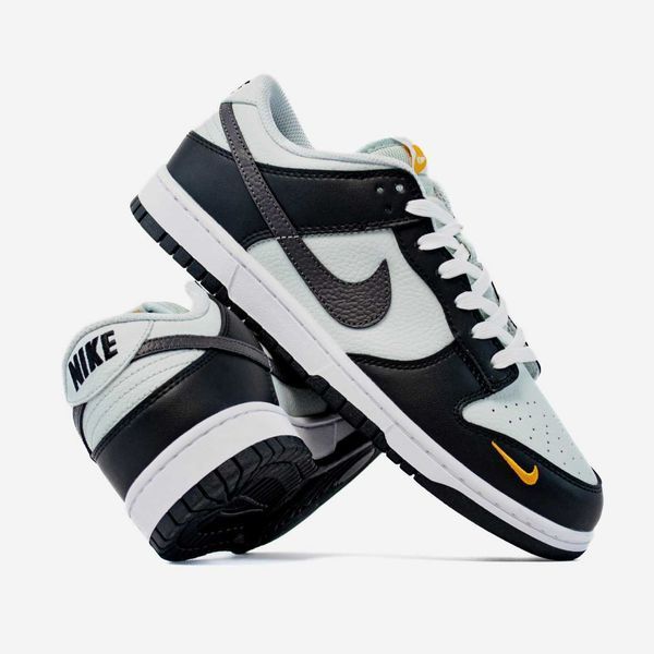 Кросівки Nike Dunk Low Black Total Orange Mini Swoosh 16411-Чорний-36 фото