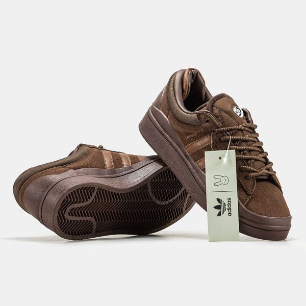 Кросівки Adidas Campus x Bad Bunny Brown 11737-Коричневий-45 фото