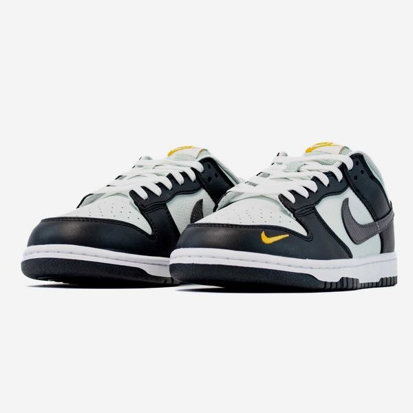 Кросівки Nike Dunk Low Black Total Orange Mini Swoosh 16411-Чорний-36 фото