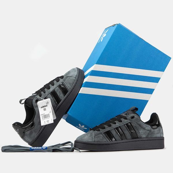 Кросівки Adidas Campus Dark Grey Black 13344-Сірий-36 фото
