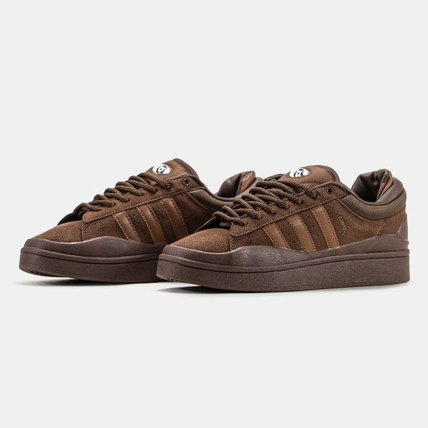 Кросівки Adidas Campus x Bad Bunny Brown 11737-Коричневий-45 фото