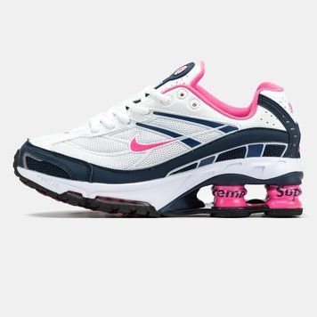 Кросівки Nike Shox Ride 2 SP x Supreme White Blue Pink 20047-Мультиколір-36 фото