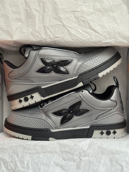 Кросівки Louis Vuitton Skate Sneaker Grey Black 24136-Сірий-41 фото