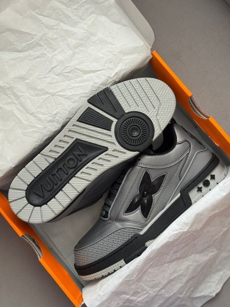 Кросівки Louis Vuitton Skate Sneaker Grey Black 24136-Сірий-41 фото